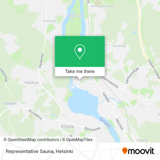 Representative Sauna map