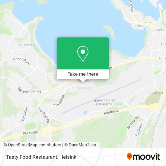 Restaurant Tasty Food map