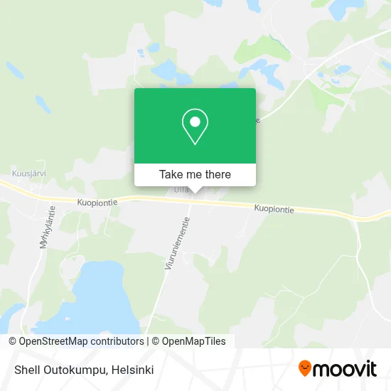 Shell Outokumpu map