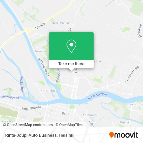 Rinta-Joupi Auto Dealership Ltd map