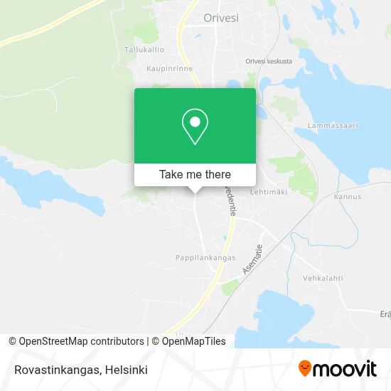 Rovastinkangas map