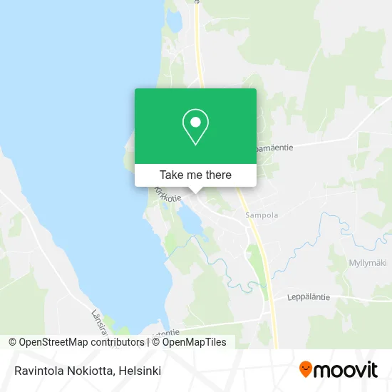 Nokiotta Restaurant map