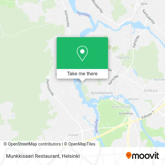 Munkkisaari Restaurant map