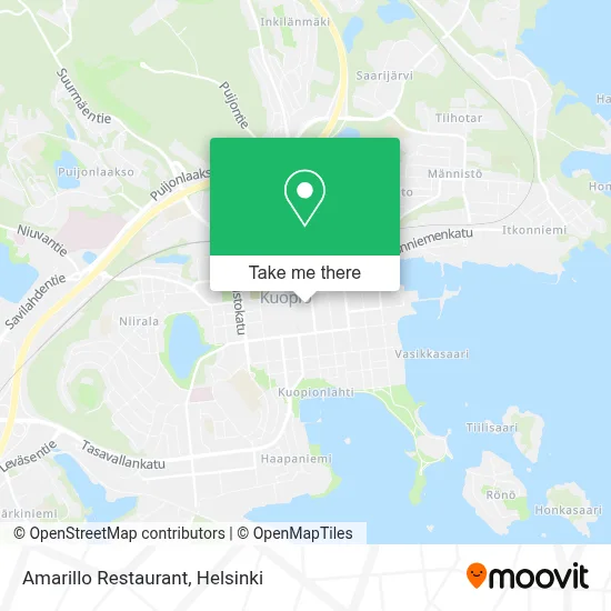 Amarillo Restaurant map
