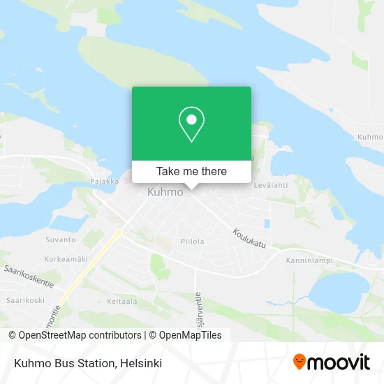 Kuhmo Bus Station map