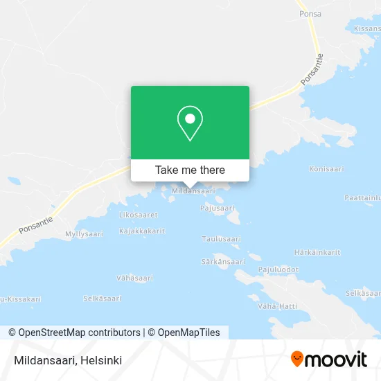 Mildansaari map