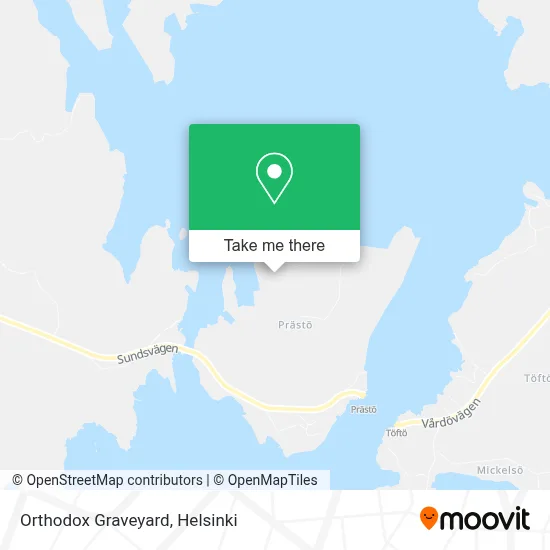 Orthodox Graveyard map