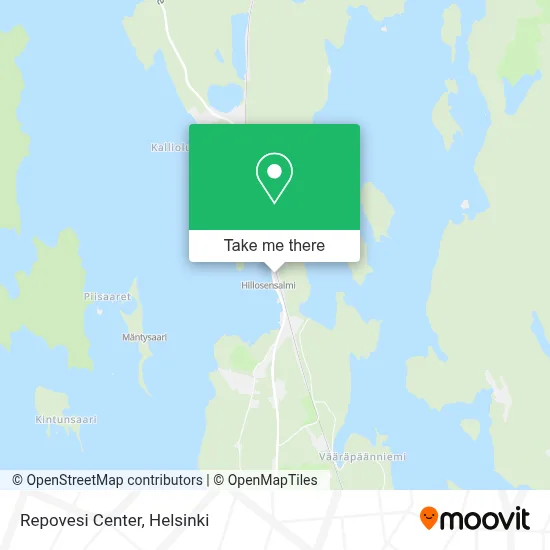 Repovesi Center map