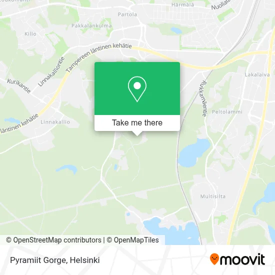 Pyramiit Gorge map