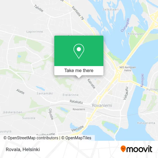 Rovala map