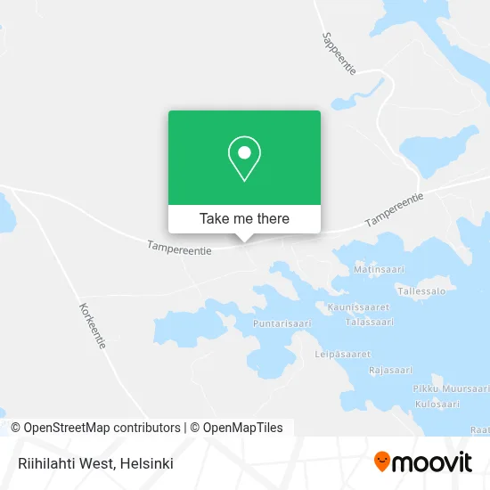 Riihilahti West map
