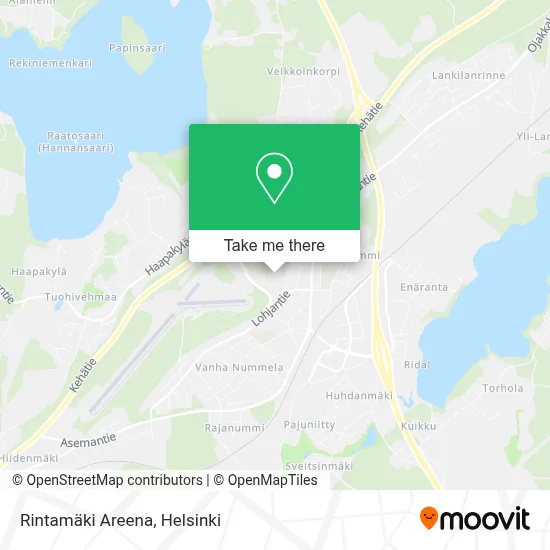 Rintamäki Arena map