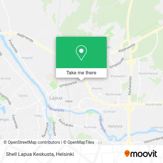 Shell Lapua Center map