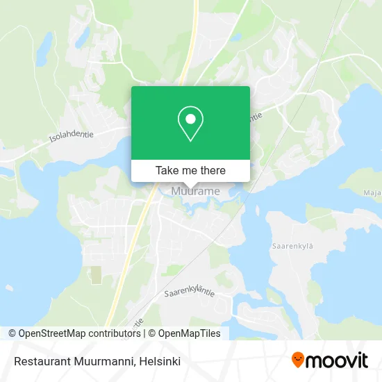 Restaurant Muurmanni map