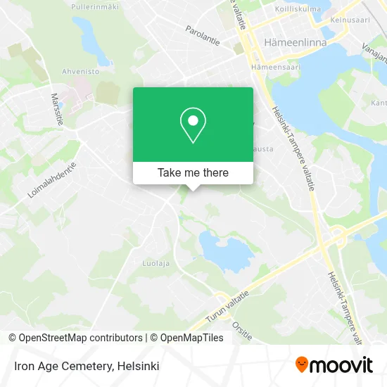 Iron Age Cemetery map