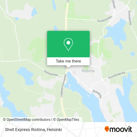 Shell Express Ristiina map