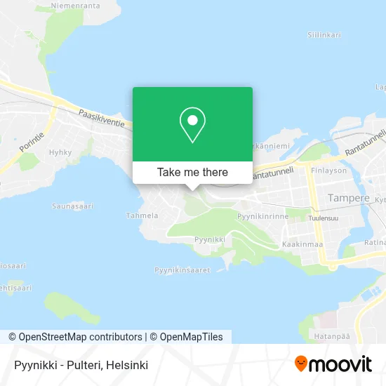 Pyynikki - Pulteri map