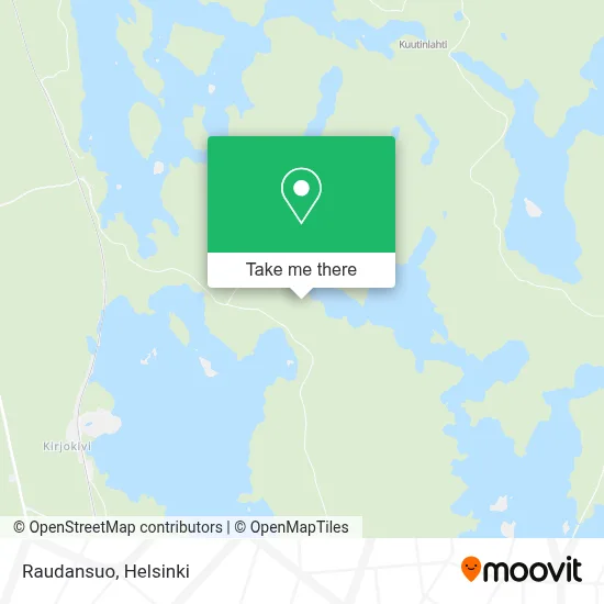 Raudansuo map