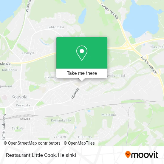 Restaurant Little Cook map