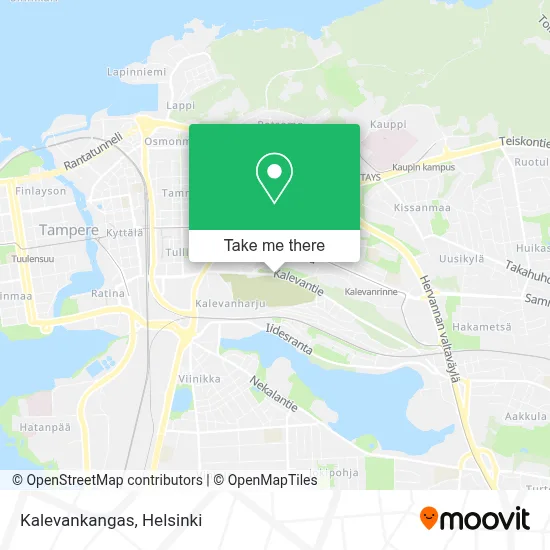 Kalevankangas map