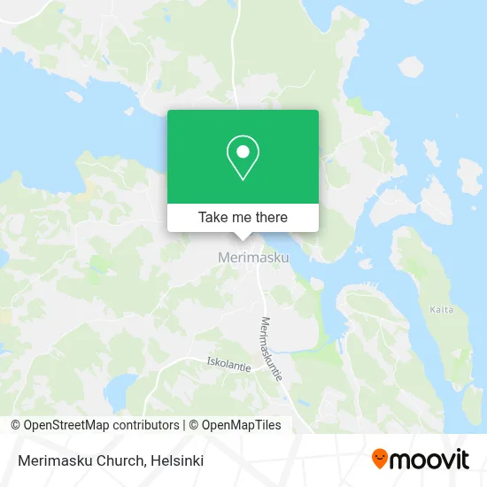 Merimaskku Church map