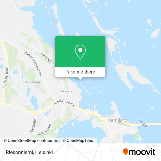 Riekonniemi map