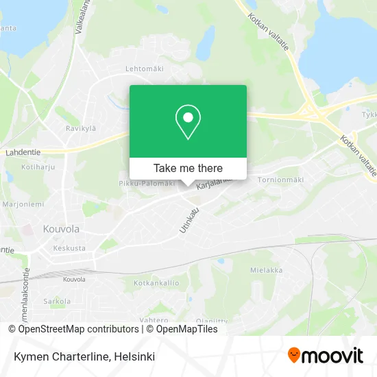 Kymen Charterline map