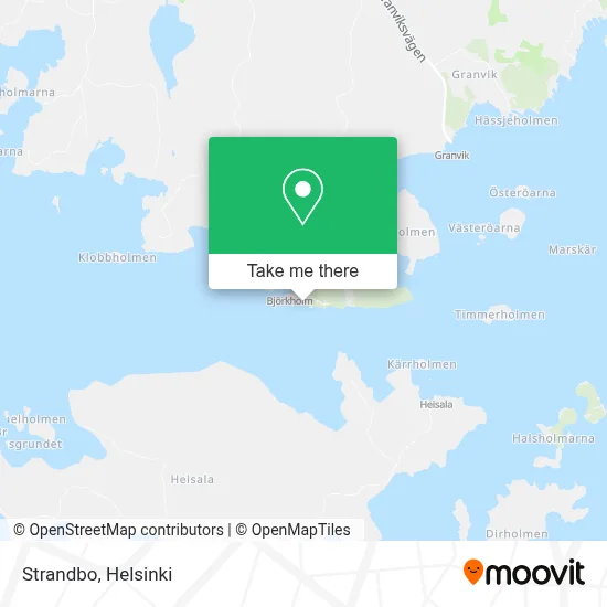Strandbo map