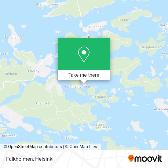 Falkholmen map