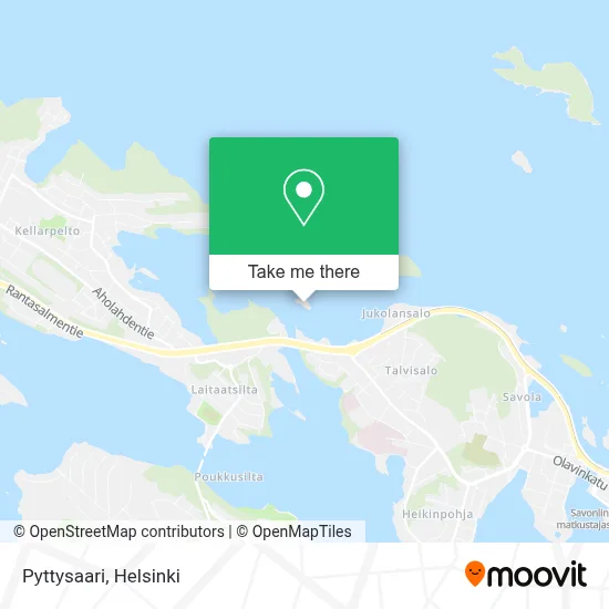 Pyttysaari map