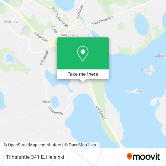 Tiihalantie 341 E map