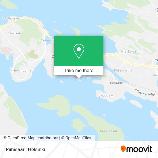 Riihisaari map