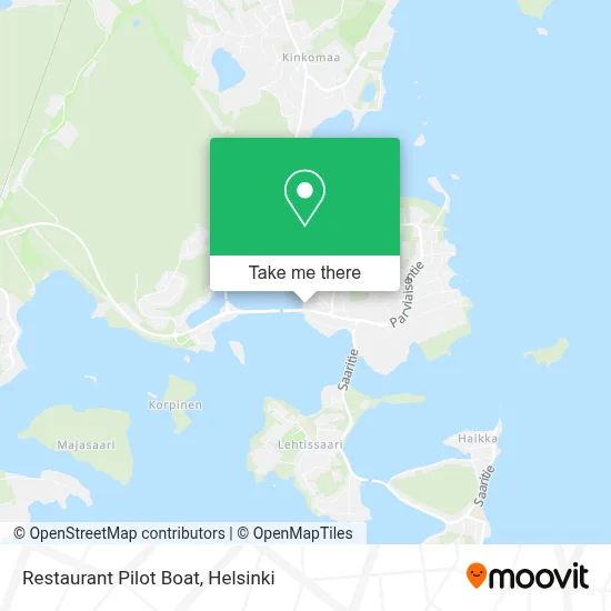 Restaurant Pilot Boat map