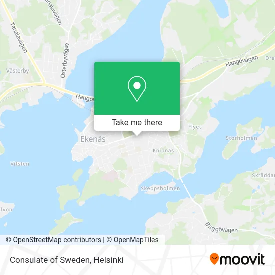 Consulate of Sweden map