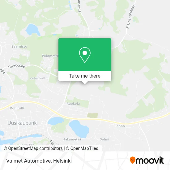 Valmet Automotive map