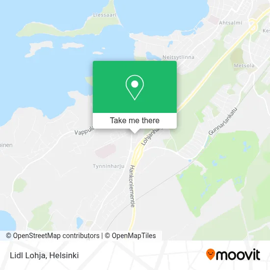 Lidl Lohja map