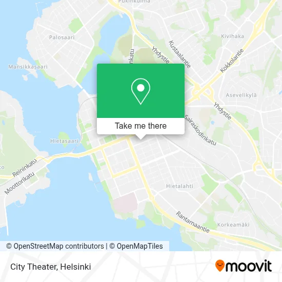 City Theater map