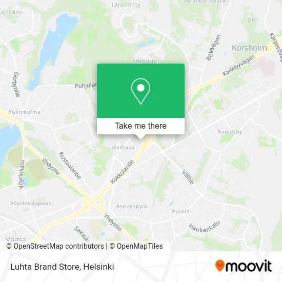 Luhta Brand Store map