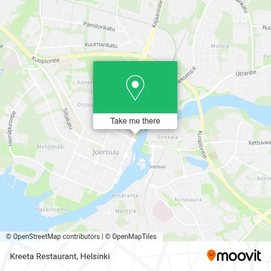 Restaurant Kreeta map