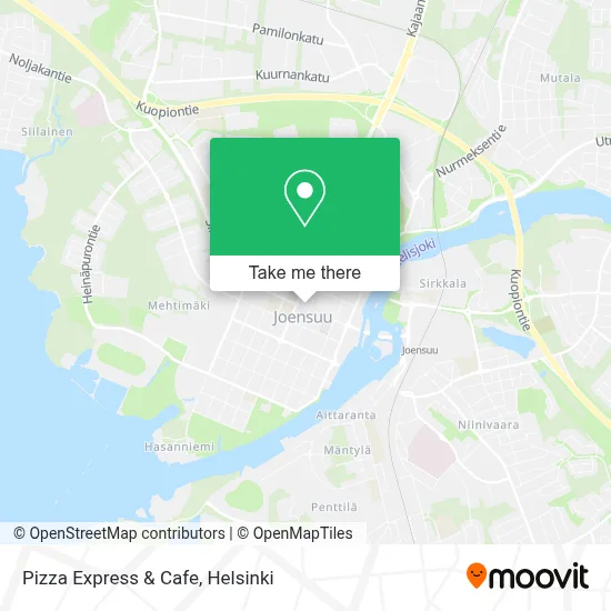 Pizza Express & Cafe map