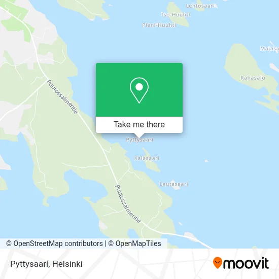 Pyttysaari map