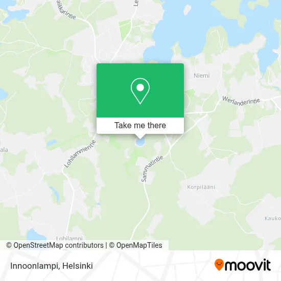 Innoonlampi map