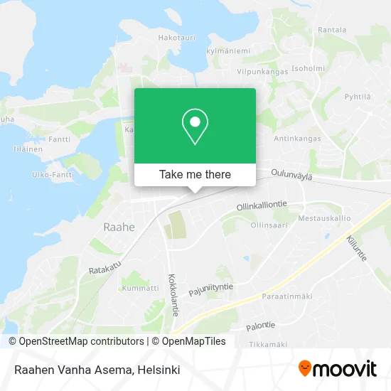 Raahe Old Station map