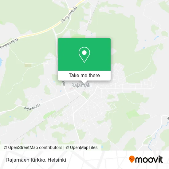 Rajamäki Church map