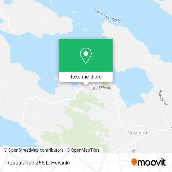 Rautialantie 265 L map