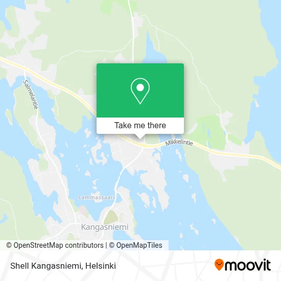 Shell Kangasniemi map