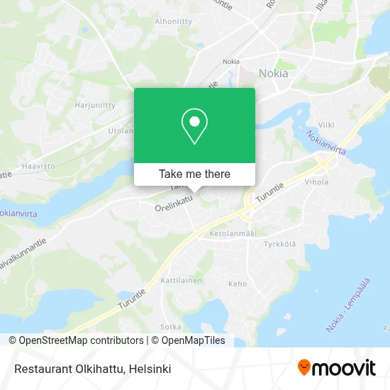Olkihattu Restaurant map