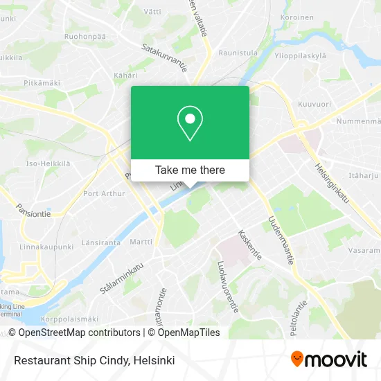 Restaurant Ship Cindy map