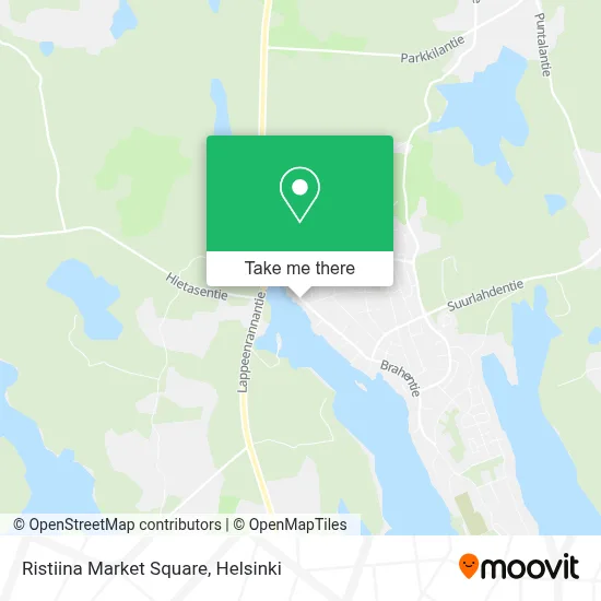 Ristiina Market Square map