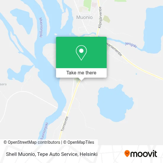 Shell Muonio, Tepe Auto Service map